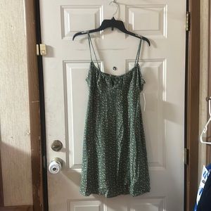 rvca green dress Raya Midi Dress